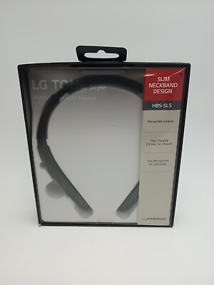 #ad LG TONE Style SL5 Bluetooth Wireless Stereo Headset Black USED 151