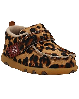 #ad Twisted X Toddler Girls#x27; Leopard Driving Moc Shoes Moc Toe ICA0034