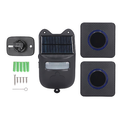 #ad Driveway Alarm Solar Infrared Intelligent Induction IP65 Welcome Doorbell Alarm