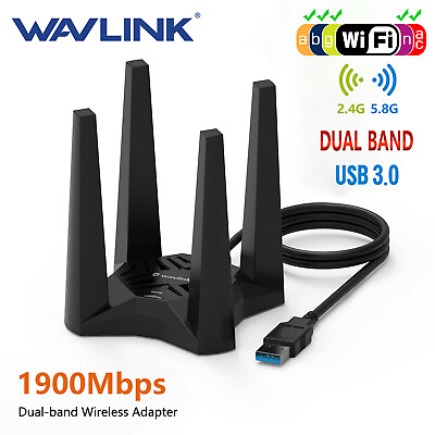 #ad 1900Mbps Long Range AC1900 Dual Band 2.4 5G Wireless USB 3.0 WiFi Adapter