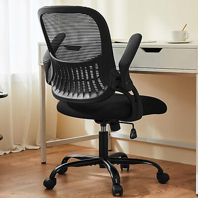 #ad Office Computer Desk Chair Ergonomic Mid Back Mesh Rolling Work Swivel Task Cha