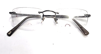 #ad #ad Ray Ban RB8501 1000 Gunmetal Rimless Eyeglasses *Frame 50 17 135 *No Lenses READ