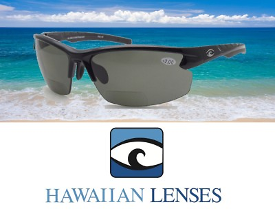 #ad The Wedge Polarized TR90 Bifocal Sunglasses by Hawaiian Lenses strongclearlite