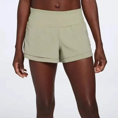 #ad Calia Short Women’s Kick it Up Shorts in Size XL Smudge Sage Green Mid Rise