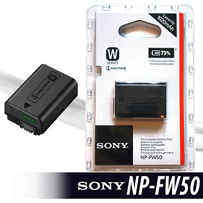 #ad New NP FW50 Battery for Sony A6300 A6000 A5000 A3000 A7R Alpha 7 Alpha 7R