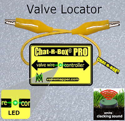 #ad ✅Lawn Valve Locator Chat R Box® Pro w LED Valve Finder find lost valves