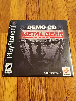 #ad Metal Gear Solid Demo CD ps1 SLUS 90035 BRAND NEW SEALED RARE