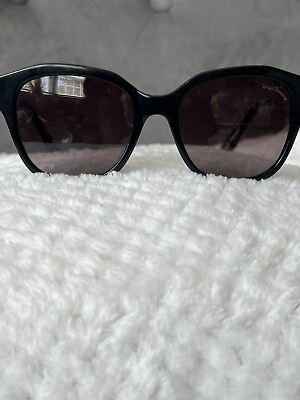 #ad Vintage Sunglasses Vinyl Factory 1964 Cracknell Black Frame Polarized Shades