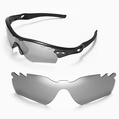 #ad New Walleva Titanium Vented Replacement Lenses For Oakley Radar Path Sunglasses