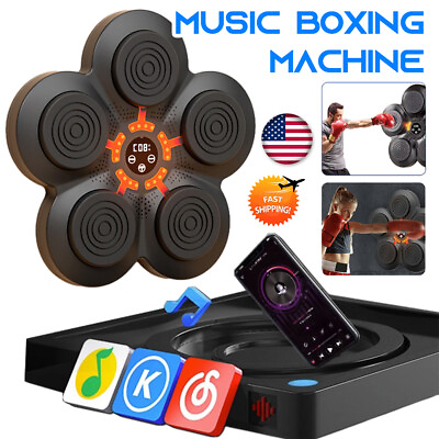 #ad Music Boxing Machine with Boxing Gloves Wall Mounted Smart Bluetooth
