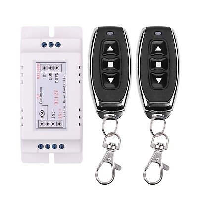#ad Motor Wireless Remote Switch 12V Universal 2 Channel RF Remote Control 433Mh...