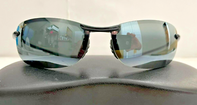#ad Maui Jim MJ 405 02 Makaha Wrap Sunglasses 64 17 130 Excellent Condition