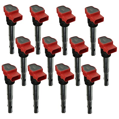 #ad Set of 12 NGK Direct Ignition Coils for Audi A8 Quattro 6.3L W12 2012