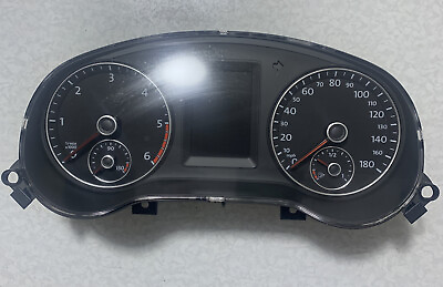 #ad VW JETTA 1.6 TDI 2011 2014 INSTRUMENT diesel CLUSTER CLOCK 5C6920970A tested