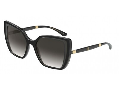 #ad Brand New Dolce amp; Gabbana Sunglasses DG6138 32468G Black Gray Genuine