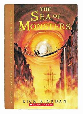 #ad The Sea of Monsters Paperback By Rick Riordan GOOD