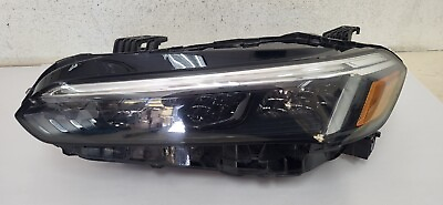 #ad 2022 2024 HONDA CIVIC HEADLIGHT Lamp DRIVER SIDE FULL LED OEM BLACK *DC3240