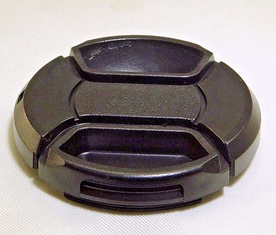 #ad 49mm Lens front cap snap on type plastic black