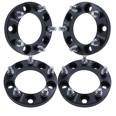 #ad 4 1quot; Wheel Spacers 5x5.5 to 5 x 5.5 9 16quot; Studs Fits Dodge Ram Mitsubishi $95.26