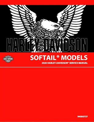 #ad Harley Davidson Softtail Service Repair Manual Comb Bound 1984 2022 COMB BOUND