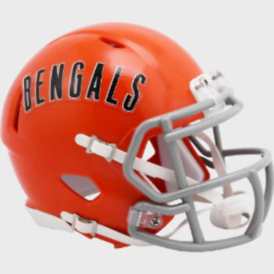 #ad Cincinnati Bengals 1968 to 1979 Riddell Mini Speed Throwback Helmet NFL.