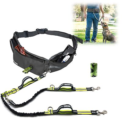 #ad The Ultimate Hands Free Two Dogs Double Leash System for Walking Running Hiki... $70.58
