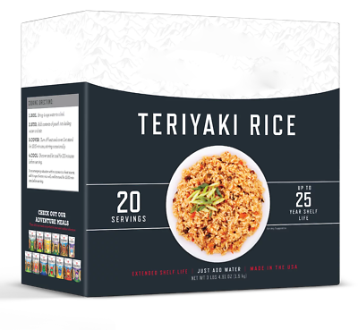 #ad Ready Wise Teriyaki amp; Chicken 20 Serving Shelf Stable Emergency Meal