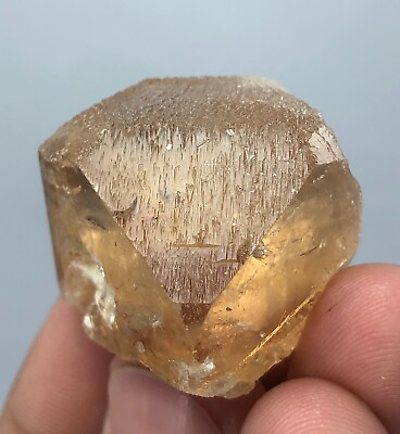 #ad 160 Carat. Etched Topaz Fully Terminated Crystal from Skardu Pakistan