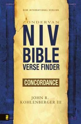 #ad NIV Bible Verse Finder Paperback By Kohlenberger III John R. GOOD