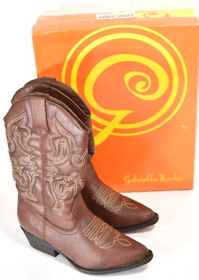 #ad Women#x27;s Gabriella Rocha Carlsbad Cognac Boots Size 8 NIB