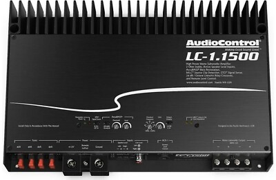 #ad AudioControl LC 1.1500 1500 Watt RMS Monoblock Car Stereo Sub Amplifier Accubase
