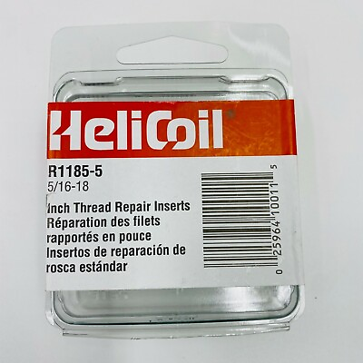#ad HeliCoil R1185 5 5 16 18 Inch Thread Repair Inserts 12pk
