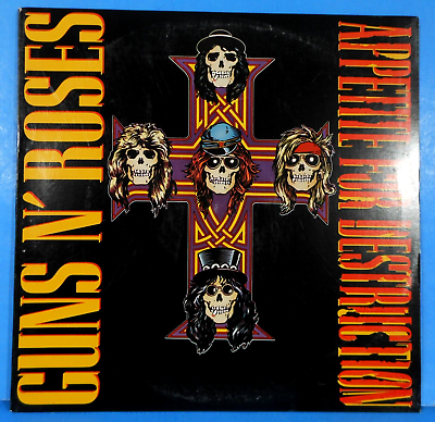 #ad GUNS N#x27; ROSES APPETITE FOR DESTRUCTION LP 1987 GREAT CONDITION VG VG A