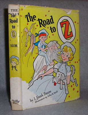 #ad Vintage Oz Childrens Book The Road To Oz L Frank Baum JR Neill Illustrated w DJ