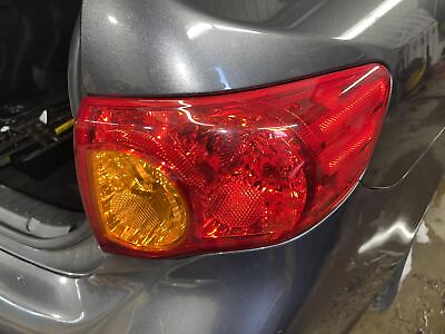 #ad 09 10 TOYOTA COROLLA Tail Light Assembly Right Quarter Panel Mounted
