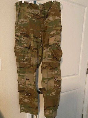 #ad US Army Flame Resistant Multicam OCP Combat Pants Trousers Medium Regular used