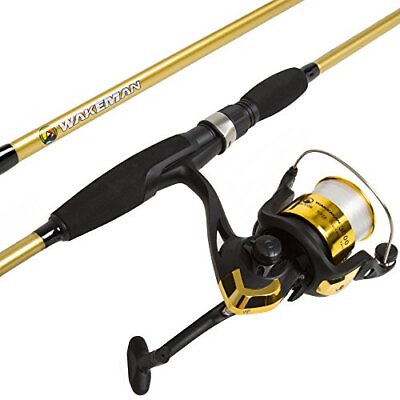 #ad Fishing Rod and Reel Combo 2pc Strike Series Medium Action 78 Inch Spinning...