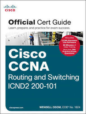 #ad CCNA Routing and Switching ICND2 200 101 Official Cert Guide Hardcover GOOD