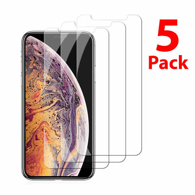 #ad PROTECTIVE GLASS TEMPERED GLASS FILM SCREEN FOR IPHONE XR X XS MAX 8 7 6 6S Plus