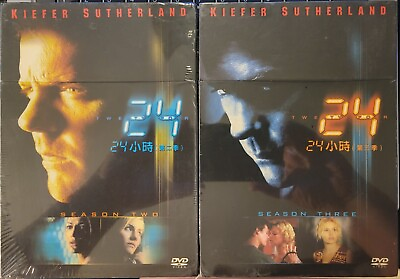 #ad 24 TV Series Keifer Sutherland 13 DVDs IMPORT JAPAN Seasons 2amp;3 *NO RETURNS* $94.99