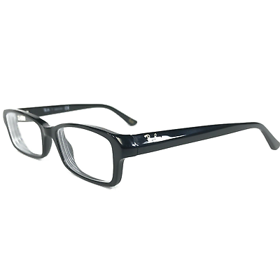 #ad Ray Ban Eyeglasses Frames RB 5224 2000 Black Rectangular Full Rim 51 17 140