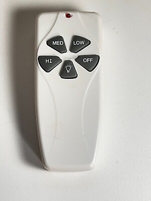 #ad CHQ8BT7030T 5 Button Fan Remote Control White