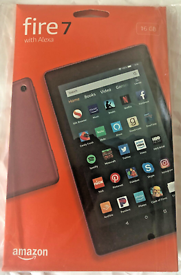 #ad AMAZON FIRE HD7 TABLET PLUM 16GB QUAD CORE NEW FACTORY SEALED FREE SHIPPING