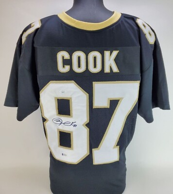 #ad Jared Cook Signed New Orleans Saints Custom Football Jersey w COA