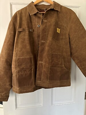 #ad Bradley Mountain Men#x27;s Jacket Large Waxed Cotton New w Tags Made in USA
