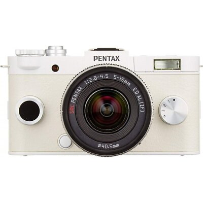#ad Pentax Q S1 Zoom Lens Kit Pure White
