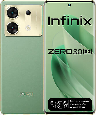 #ad Infinix Zero 30 5G Green 256 GB 12 GB RAM Dual Sim 6.78quot; 108MP Factory Unlocked