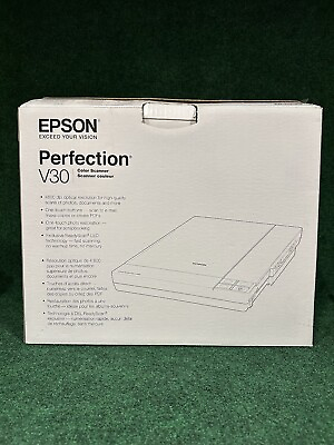 #ad Epson Perfection V30 Color Flatbed Scanner USED ONCE Read Description