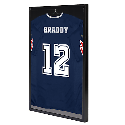#ad Shadow Black Jersey Display case for jerseys