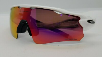 #ad NEW Oakley Radar EV Path 009208 01 Sunglasses Polished White Frame w 5 Lenses